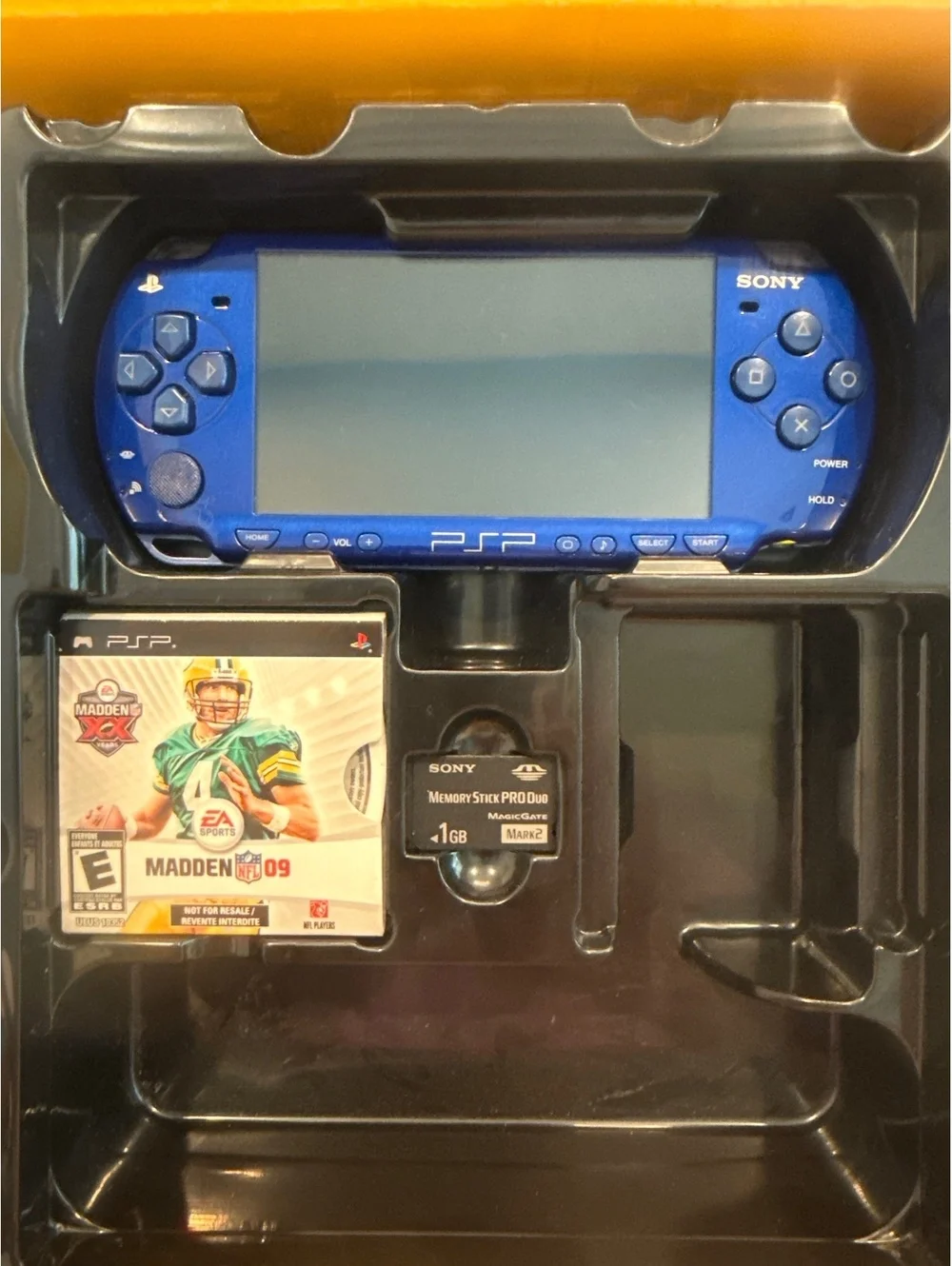 Sony PSP Limited Edition Blue Console with Madden NFL 09 Entertainment Pack
